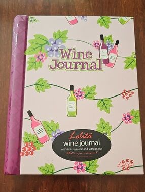 Lolita Pink Wine Journal with Purple & Green Accents
